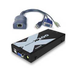 AdderLink X200 Extender pair - USB & VGA (no audio)