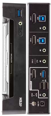 3-Port USB-C DisplayPort Hybrid KVMP™ Switch - CS1953, ATEN