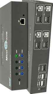 Austin Hughes IP-H104, Cyberview 4 port IP 1080 HDMI KVM Gateway